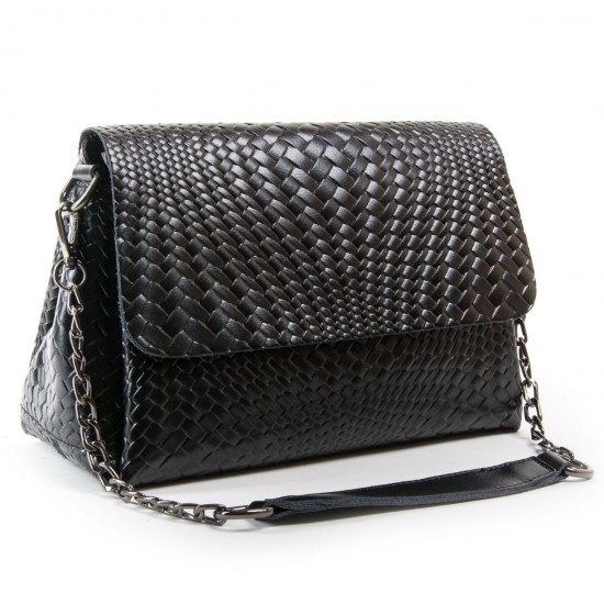 Женская сумочка из натуральной кожи ALEX RAI J009-1 черный