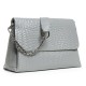 Женская сумочка из натуральной кожи ALEX RAI J009-1 серый