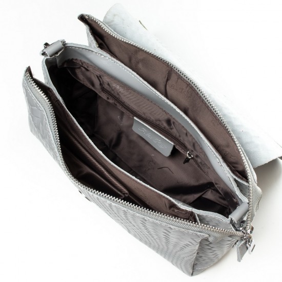 Жіноча сумочка з натуральної шкіри ALEX RAI J009-1 сірий