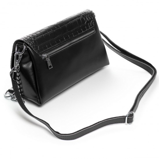 Женская сумочка из натуральной кожи ALEX RAI 8778 черный