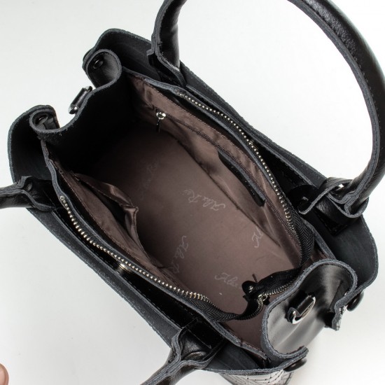 Женская сумка из натуральной кожи ALEX RAI 1546 черный