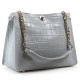 Женская сумка из натуральной кожи ALEX RAI 3202-1 серый