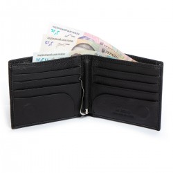 Чоловічий шкіряний портмоне dr.Bond Classic MSM-3 чорний Чоловічий шкіряний портмоне dr.Bond Classic MSM-3 чорний