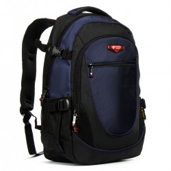 Міський рюкзак Power In Eavas 9607 чорний + синій