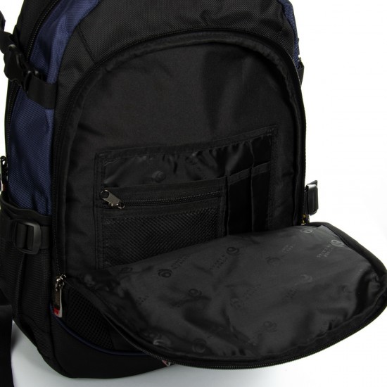 Городской рюкзак  Power In Eavas 9607 черный+синий