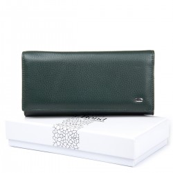 Жіночий шкіряний гаманець dr.Bond Classic W501-2 зелений Жіночий шкіряний гаманець dr.Bond Classic W501-2 зелений