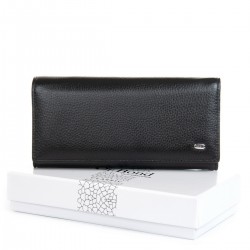 Жіночий шкіряний гаманець dr.Bond Classic W501-2 чорний Жіночий шкіряний гаманець dr.Bond Classic W501-2 чорний