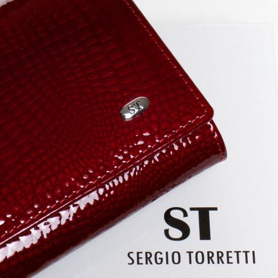 Женский кожаный кошелек SERGIO TORRETTI LR W501-2 красный