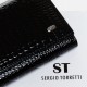 Женский кожаный кошелек SERGIO TORRETTI W1-V-2 черный