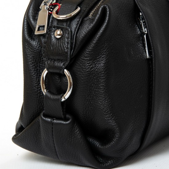 Жіноча сумка з натуральної шкіри ALEX RAI 8762 чорний