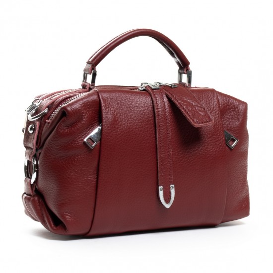 Женская сумка из натуральной кожи ALEX RAI 8762 бордовый
