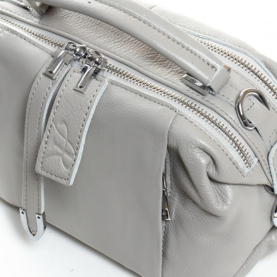 Женская сумка из натуральной кожи ALEX RAI 8762 серый