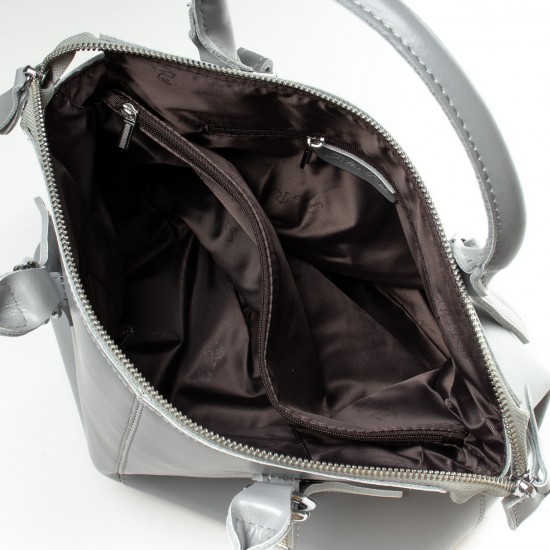 Жіноча сумка з натуральної шкіри ALEX RAI 330 сірий