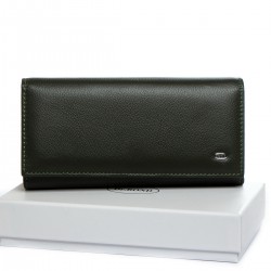 Женский кожаный кошелек dr.Bond Classic W1-V зеленых Женский кожаный кошелек dr.Bond Classic W1-V зеленых