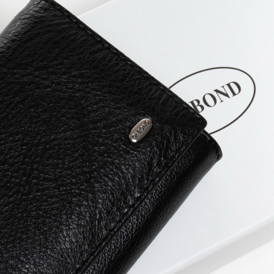 Жіночий шкіряний гаманець dr.Bond Classic W1-V чорний