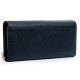 Жіночий шкіряний гаманець dr.Bond Classic W1-V темно-синій