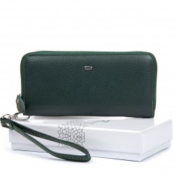 Жіночий шкіряний гаманець dr.Bond Classic W38 зелений