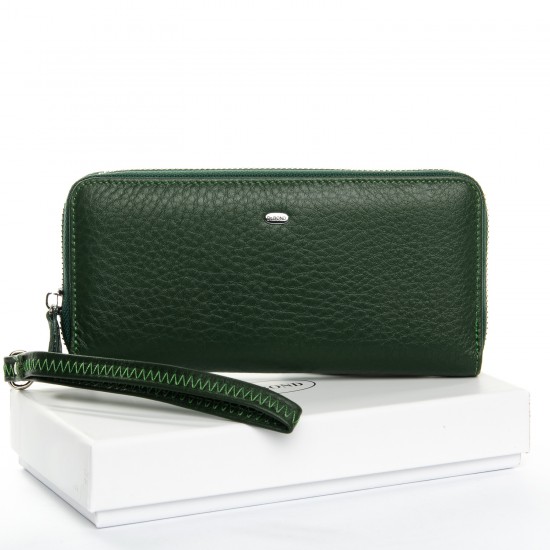 Женский кожаный кошелек dr.Bond Classic W38 зеленый