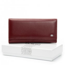 Жіночий шкіряний гаманець dr.Bond Classic W46 бордовий