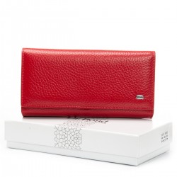 Жіночий шкіряний гаманець dr.Bond Classic W46 червоний
