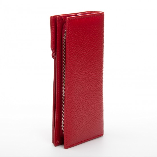 Женский кожаный кошелек dr.Bond Classic WMB-2M красный Женский кожаный кошелек dr.Bond Classic WMB-2M красный