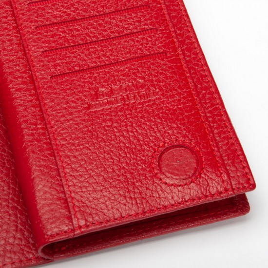 Женский кожаный кошелек dr.Bond Classic WMB-2M красный Женский кожаный кошелек dr.Bond Classic WMB-2M красный