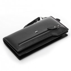 Жіночий шкіряний гаманець dr.Bond Classic WMB-2M черный