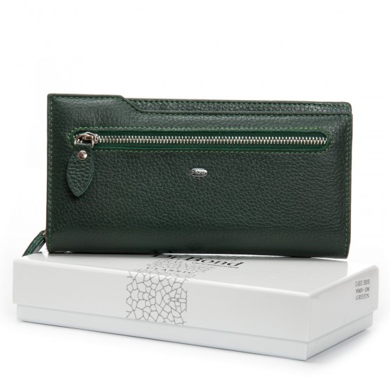 Женский кожаный кошелек dr.Bond Classic WMB-2M зеленый Женский кожаный кошелек dr.Bond Classic WMB-2M зеленый