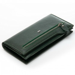 Жіночий шкіряний гаманець dr.Bond Classic WMB-2M зелений