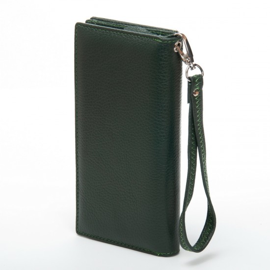 Женский кожаный кошелек dr.Bond Classic WMB-2M зеленый Женский кожаный кошелек dr.Bond Classic WMB-2M зеленый