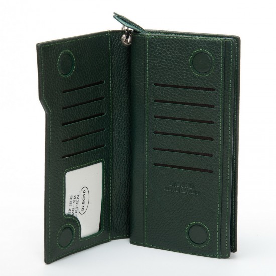 Женский кожаный кошелек dr.Bond Classic WMB-2M зеленый Женский кожаный кошелек dr.Bond Classic WMB-2M зеленый