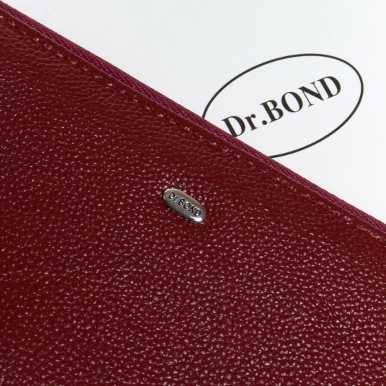 Жіночий шкіряний гаманець dr.Bond Classic W39-3 винний