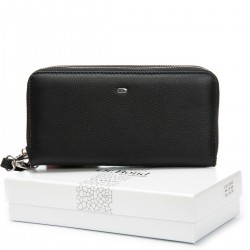 Жіночий шкіряний гаманець dr.Bond Classic W39 чорний