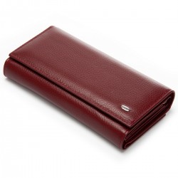 Жіночий шкіряний гаманець dr.Bond Classic W46-2 бордовий