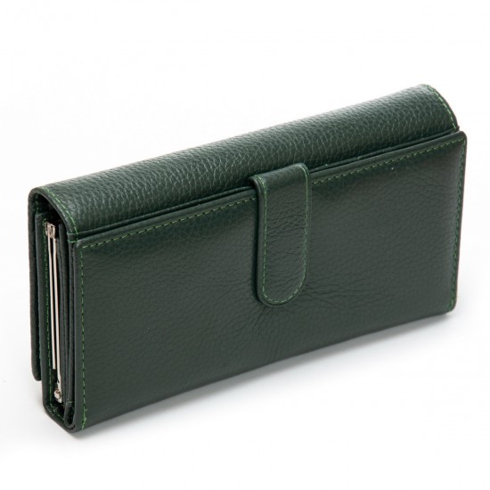 Жіночий шкіряний гаманець dr.Bond Classic W46-2 зелений