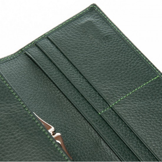 Жіночий шкіряний гаманець dr.Bond Classic W46-2 зелений