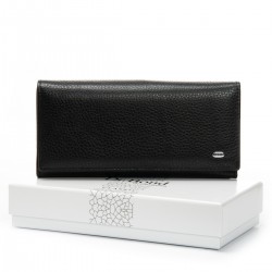 Жіночий шкіряний гаманець dr.Bond Classic W46-2 чорний