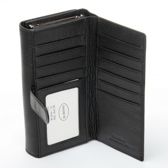 Жіночий шкіряний гаманець dr.Bond Classic W46-2 чорний