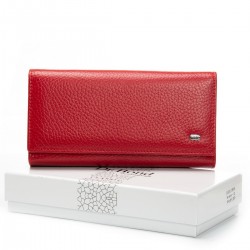Жіночий шкіряний гаманець dr.Bond Classic W46-2 червоний