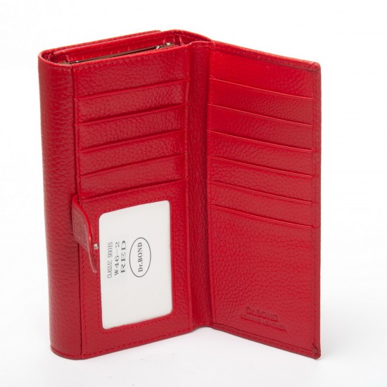 Жіночий шкіряний гаманець dr.Bond Classic W46-2 червоний