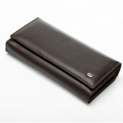 Жіночий шкіряний гаманець dr.Bond Classic W46-2 кавовий