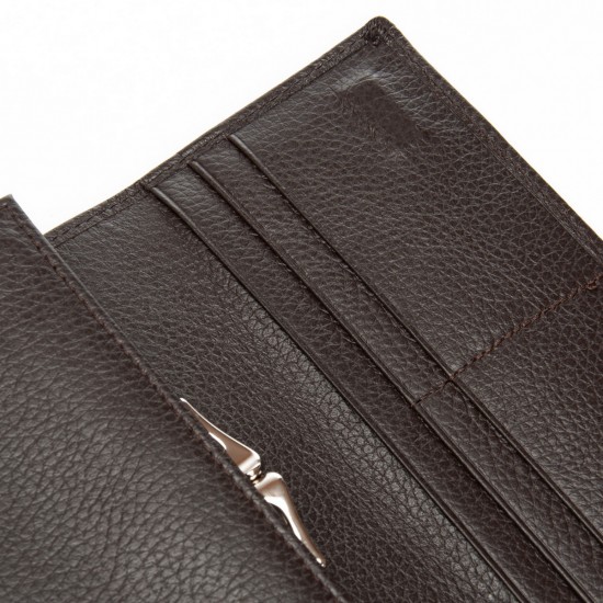 Жіночий шкіряний гаманець dr.Bond Classic W46-2 кавовий