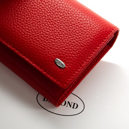 Женский кожаный кошелек dr.Bond Classic W501 красный