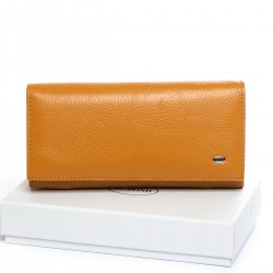 Жіночий шкіряний гаманець dr.Bond Classic W501 жовтий Жіночий шкіряний гаманець dr.Bond Classic W501 жовтий