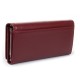 Женский кожаный кошелек dr.Bond Classic W1-V-2 бордовый