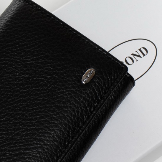 Женский кожаный кошелек dr.Bond Classic W1-V-2 черный