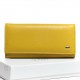 Жіночий шкіряний гаманець dr.Bond Classic W1-V-2 жовтий