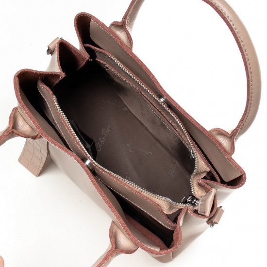 Женская сумка из натуральной кожи ALEX RAI 2235 пудра
