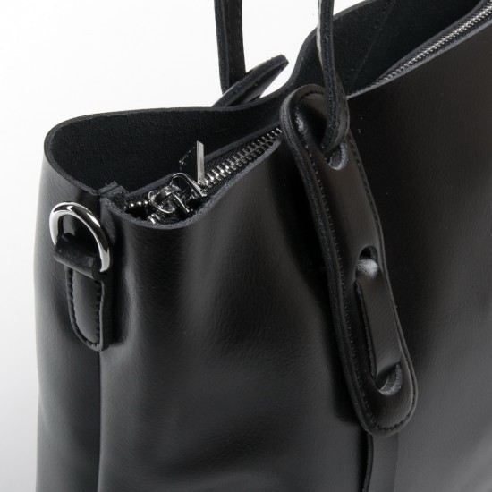 Жіноча сумка з натуральної шкіри ALEX RAI 1991 чорний