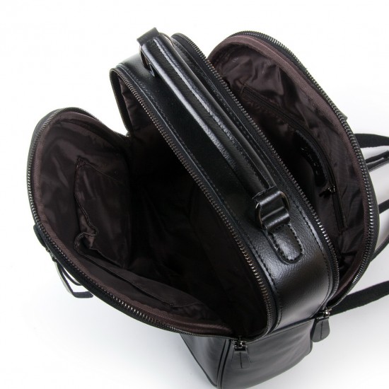 Женский рюкзак из натуральной кожи ALEX RAI 8694 черный